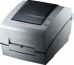 Принтер этикеток Bixolon SLP-T400D белый (термотрансферная печать)